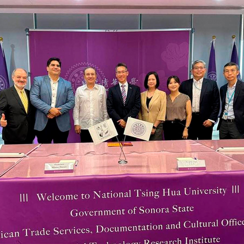 Gobernador Durazo firma acuerdo para que 30 estudiantes sonorenses puedan ir de intercambio a la Universidad de Tsing Hua de Taiwán